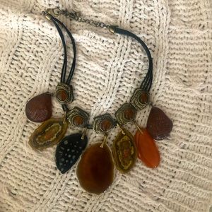Geode necklace